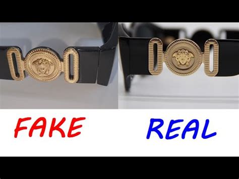 fake vs real versace belt|how to authenticate versace sunglasses.